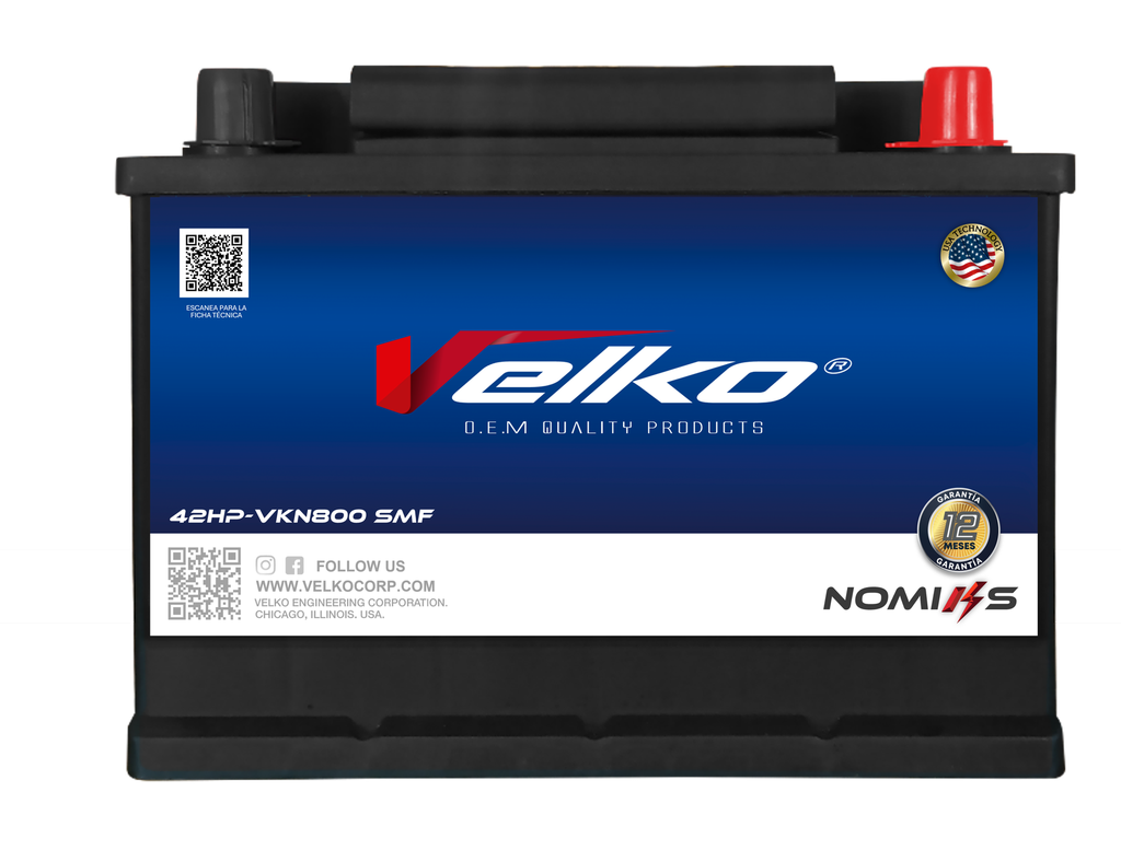 BATERIA  RH 800 AMP VELKONOMIKS