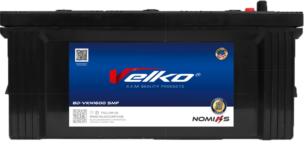 BATERIA  1600 AMP VELKONOMIKS