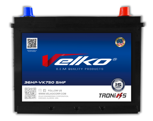 [36HP-VK750] BATERIA  RH 750 AMP VELKOTRONIKS